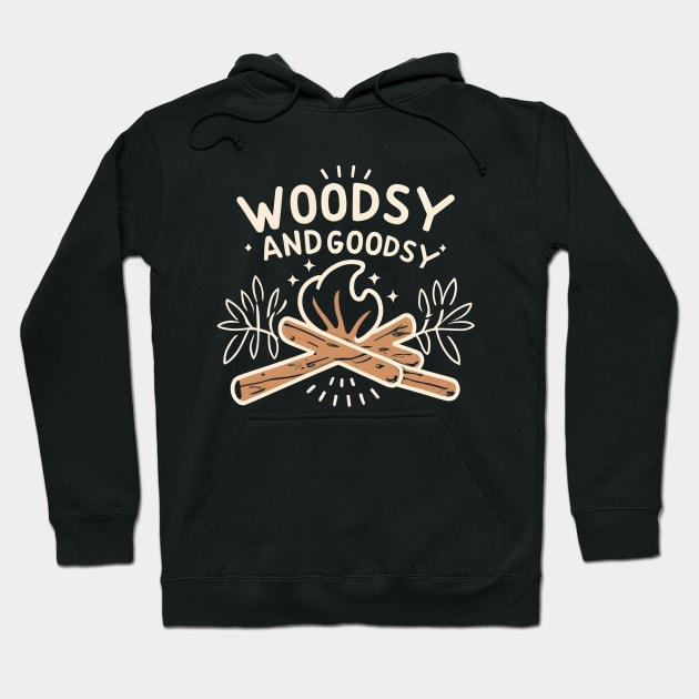 Woodsy and goodsy Hoodie by NomiCrafts